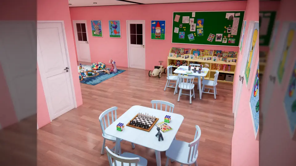 7 Child DayCare Interior