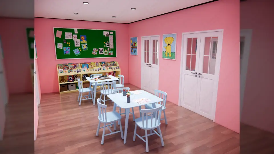 9 Child DayCare Interior